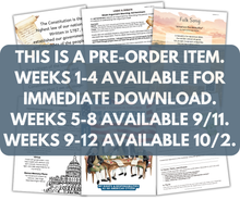 Load image into Gallery viewer, Gentle + Classical Explorer: The Constitution & Citizenship (Digital)