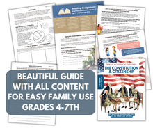 Load image into Gallery viewer, Gentle + Classical Explorer: The Constitution & Citizenship (Digital)