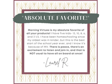 Load image into Gallery viewer, Morning Virtues Bundle: Courage, Joy, Gratitude