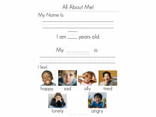 Load image into Gallery viewer, Colorful kindergarten binder designed to be developmentally appropriate, gentle and engaging for early childhood education.