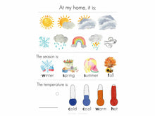 Load image into Gallery viewer, Colorful kindergarten binder designed to be developmentally appropriate, gentle and engaging for early childhood education.
