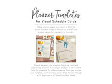 Load image into Gallery viewer, Visual Schedule Cards + MY DAY Planner (DIGITAL)