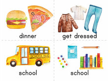 Load image into Gallery viewer, Visual Schedule Cards + MY DAY Planner (DIGITAL)