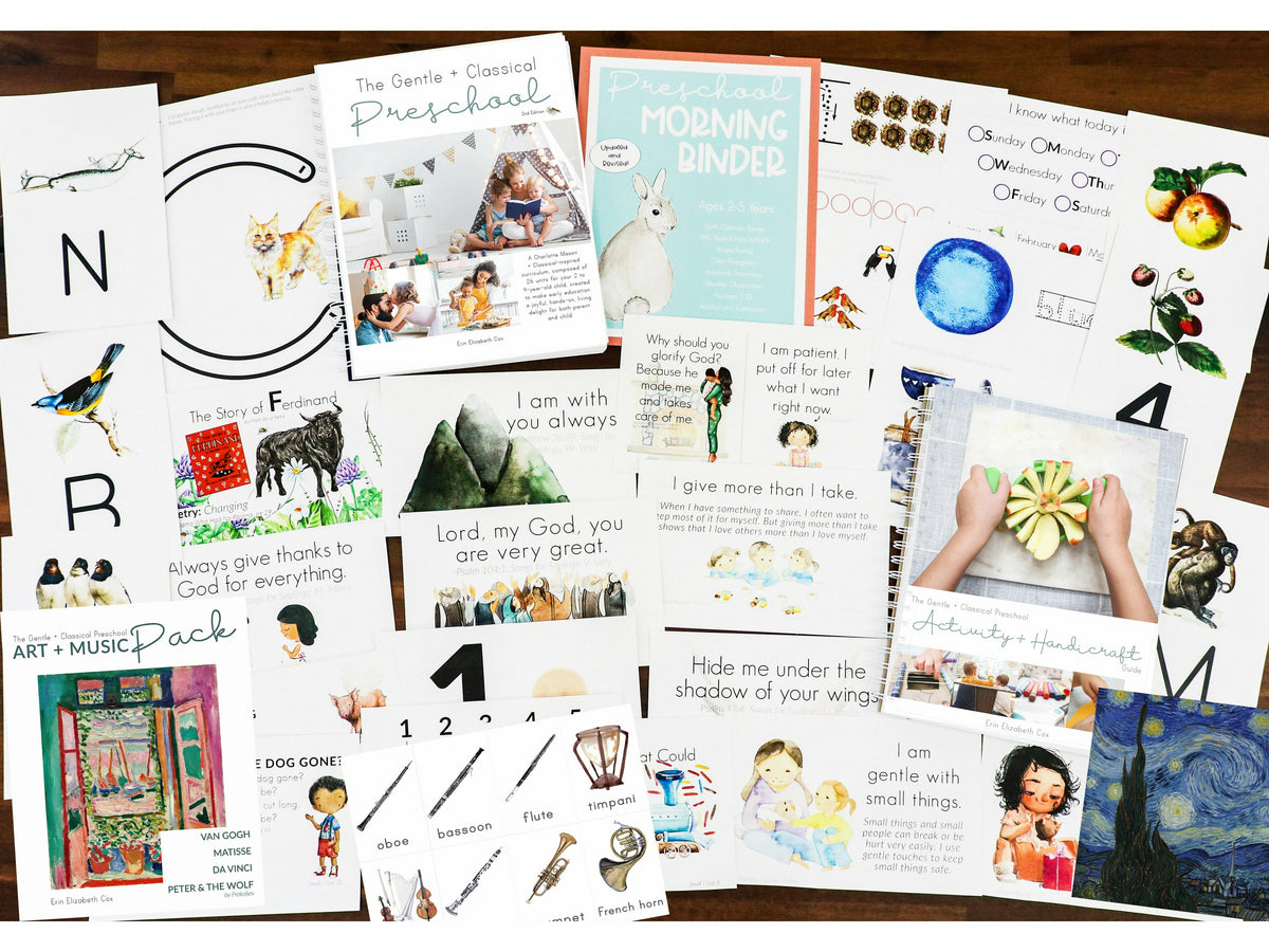 The Gentle + Classical Preschool Bundle – The Gentle + Classical Press