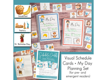 Load image into Gallery viewer, Visual Schedule Cards + MY DAY Planner (DIGITAL)