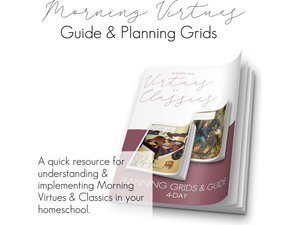 FREE Morning Virtues Guide & Planning Grids