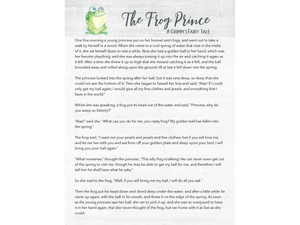 Storybook Soirée: The Frog Prince