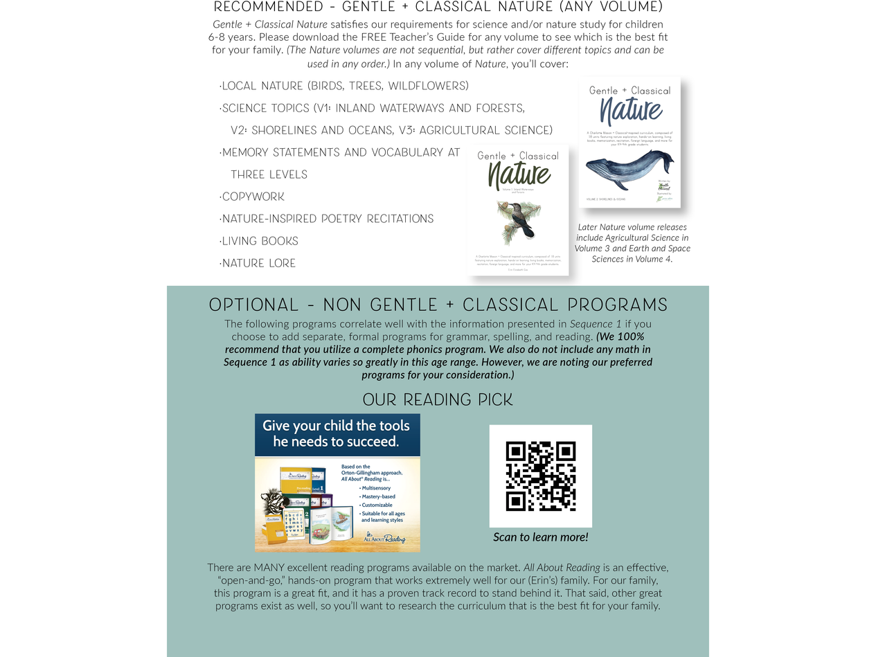 Gentle + Classical Sequence 1 Teacher