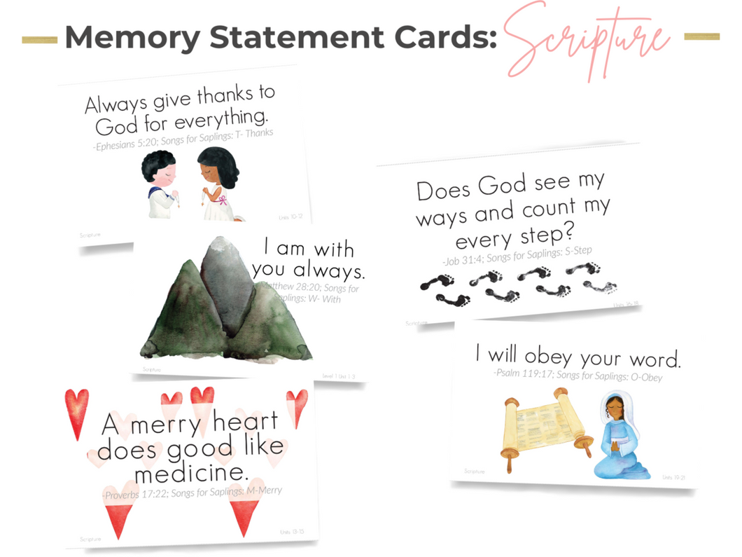 Preschool Scripture Memory Statement Cards (DIGITAL)