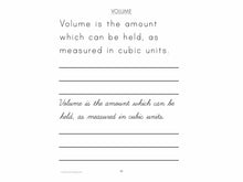 Load image into Gallery viewer, Math Vocabulary- 109 Terms for Elementary {A Copywork Math Resource} (Digital)

