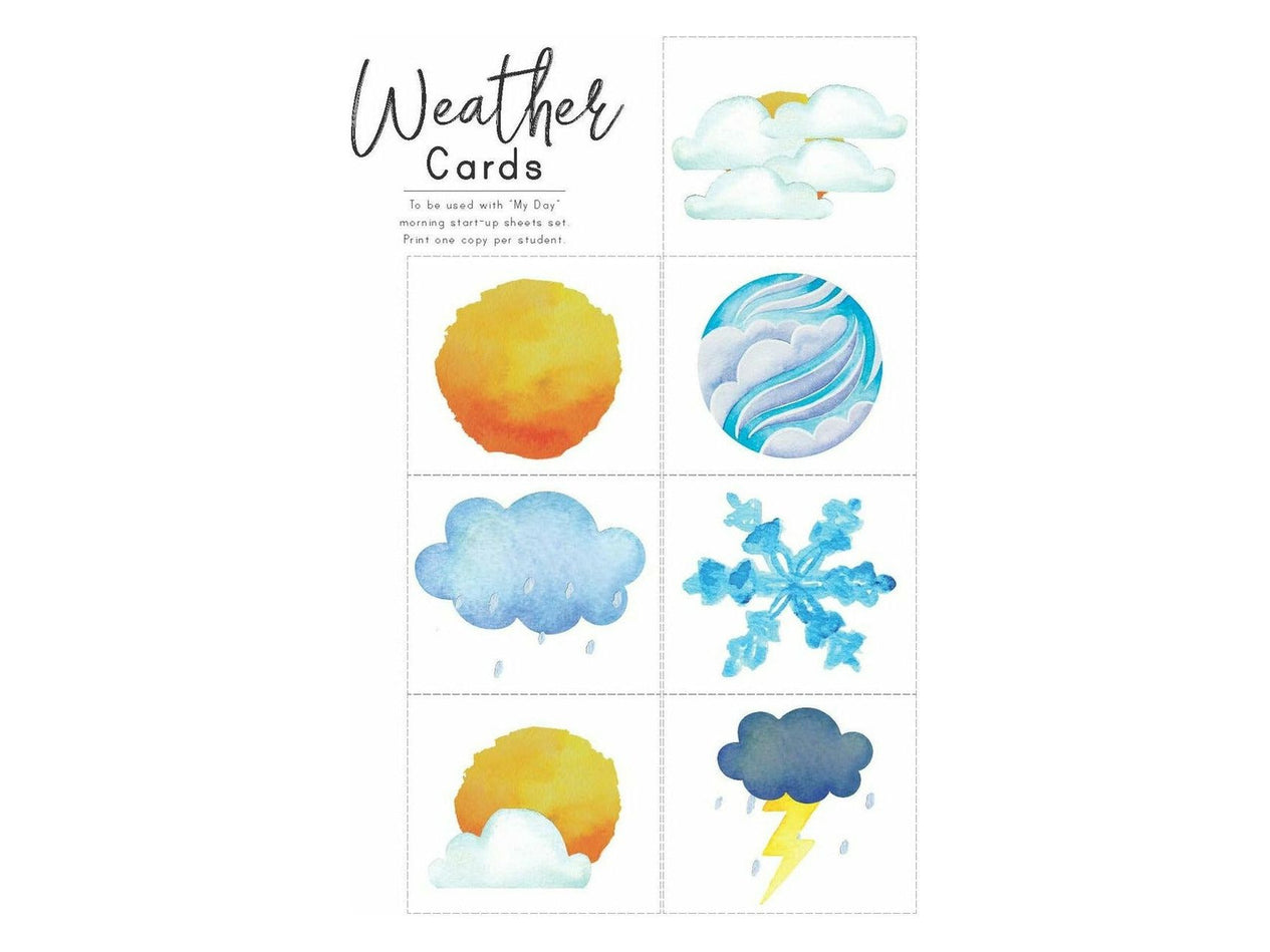 Visual Schedule Cards + MY DAY Planner (DIGITAL)