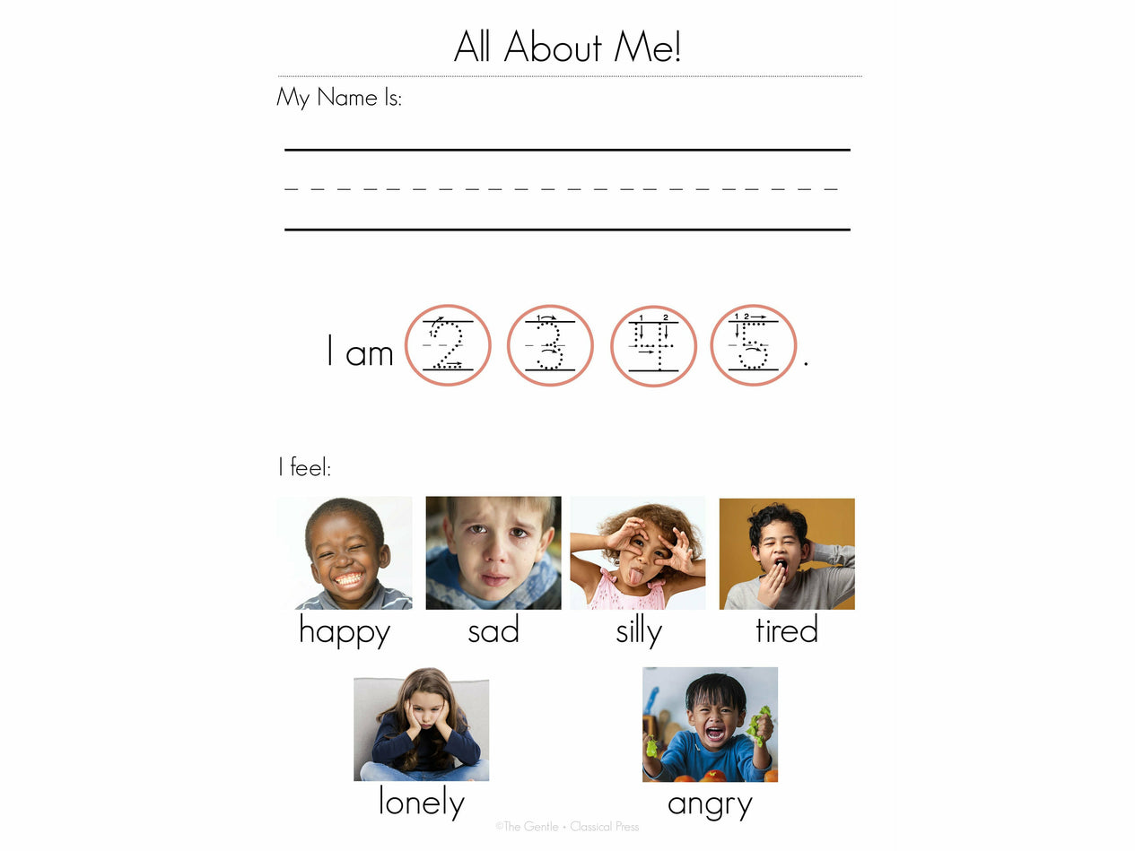 Preschool Morning Binder