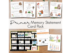 Primer Memory Statement Cards (DIGITAL) � The Gentle + Classical Press Life, Abundantly
