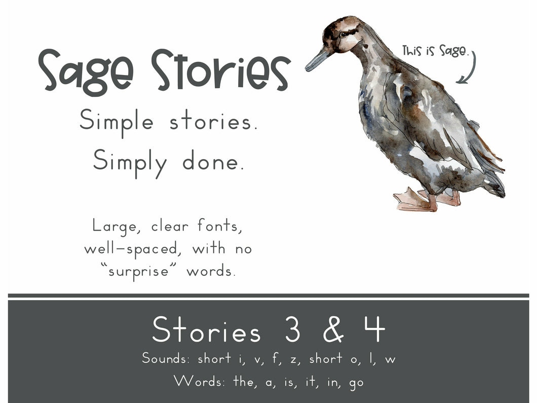 Sage Stories: Stories 3 & 4 (DIGITAL)